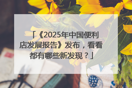 《2025年中国便利店发展报告》发布，看看都有哪些新发现？