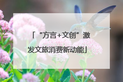 “方言+文创”激发文旅消费新动能