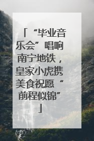 “毕业音乐会”唱响南宁地铁，皇家小虎携美食祝愿“前程似锦”