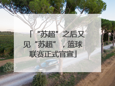 “苏超”之后又见“苏超”，篮球联赛正式官宣