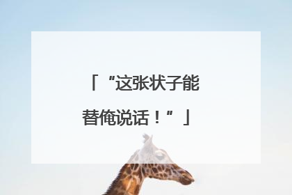 “这张状子能替俺说话！”