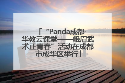“Panda成都·华教云课堂——峨眉武术正青春”活动在成都市成华区举行