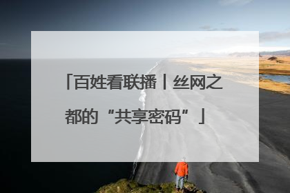 百姓看联播丨丝网之都的“共享密码”