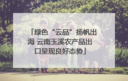 绿色“云品”扬帆出海 云南玉溪农产品出口呈现良好态势