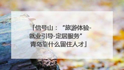 信号山：“旅游体验-就业引导-定居服务” 青岛靠什么留住人才
