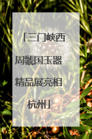 三门峡西周虢国玉器精品展亮相杭州