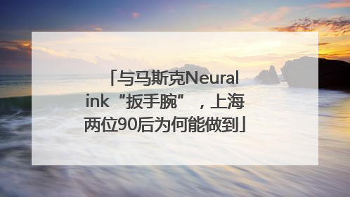 与马斯克Neuralink“扳手腕”，上海两位90后为何能做到