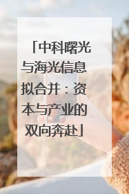 中科曙光与海光信息拟合并：资本与产业的双向奔赴