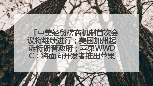 中美经贸磋商机制首次会议将继续进行；美国加州起诉特朗普政府；苹果WWDC：将面向开发者推出苹果智能模型；中办、国办发文，事关民生丨每经早参