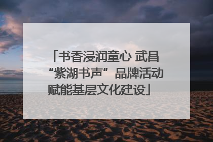 书香浸润童心 武昌“紫湖书声”品牌活动赋能基层文化建设