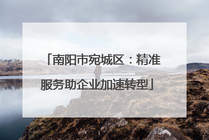南阳市宛城区：精准服务助企业加速转型