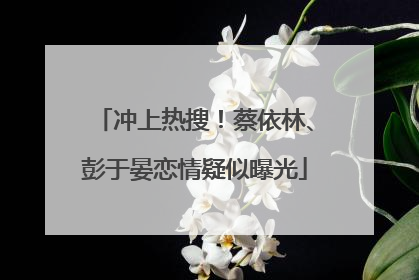 冲上热搜！蔡依林、彭于晏恋情疑似曝光