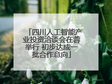 四川人工智能产业投资洽谈会在蓉举行 初步达成一批合作意向
