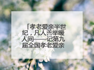 孝老爱亲半世纪，凡人善举暖人间——记第九届全国孝老爱亲模范殷志兰