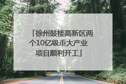 徐州鼓楼高新区两个10亿级重大产业项目顺利开工