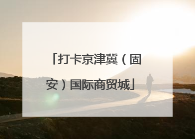 打卡京津冀（固安）国际商贸城