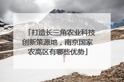 打造长三角农业科技创新策源地，南京国家农高区有哪些优势
