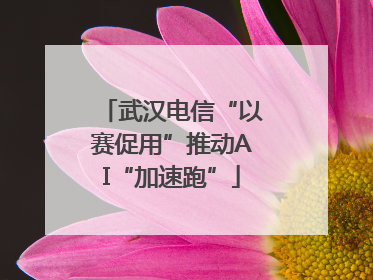 武汉电信“以赛促用”推动AI“加速跑”