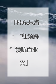桂东东洛：“红领雁”领航百业兴
