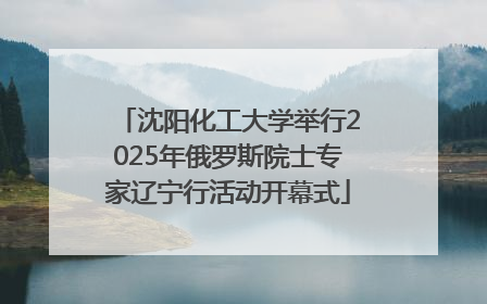 沈阳化工大学举行2025年俄罗斯院士专家辽宁行活动开幕式