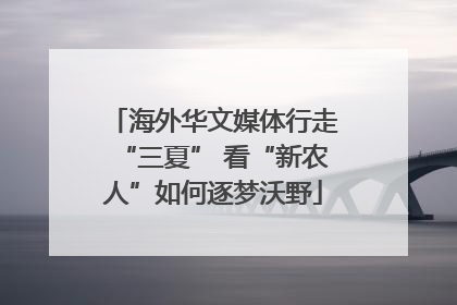 海外华文媒体行走“三夏” 看“新农人”如何逐梦沃野