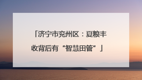 济宁市兖州区：夏粮丰收背后有“智慧田管”