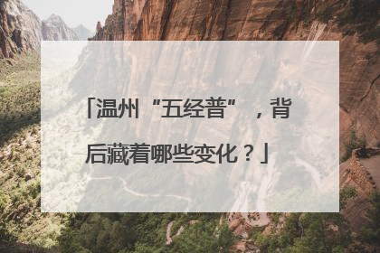 温州“五经普”，背后藏着哪些变化？