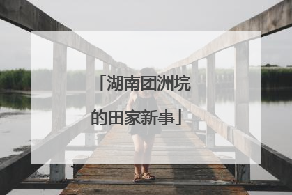 湖南团洲垸的田家新事