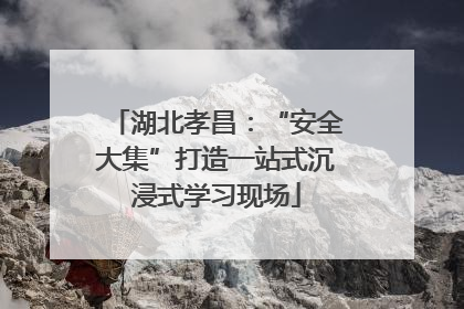 湖北孝昌：“安全大集”打造一站式沉浸式学习现场