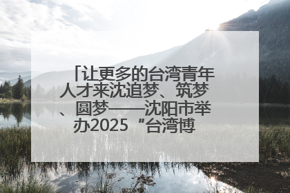 让更多的台湾青年人才来沈追梦、筑梦、圆梦——沈阳市举办2025“台湾博士沈阳行”活动