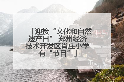 迎接“文化和自然遗产日” 郑州经济技术开发区肖庄小学有“节目”
