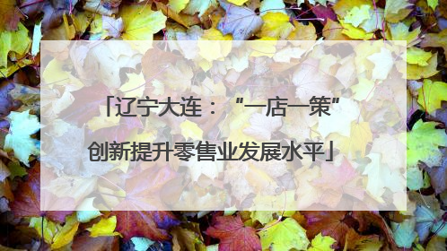 辽宁大连：“一店一策”创新提升零售业发展水平
