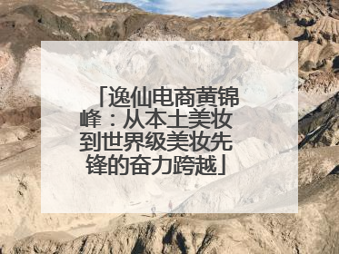 逸仙电商黄锦峰：从本土美妆到世界级美妆先锋的奋力跨越
