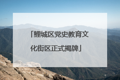 鲤城区党史教育文化街区正式揭牌