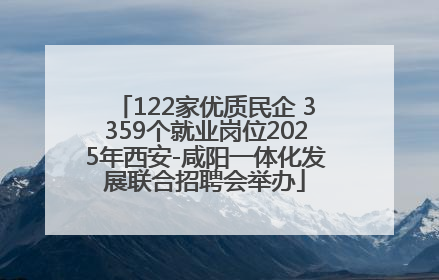 122家优质民企 3359个就业岗位2025年西安-咸阳一体化发展联合招聘会举办