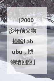 2000多年前文物撞脸Labubu，博物馆回应