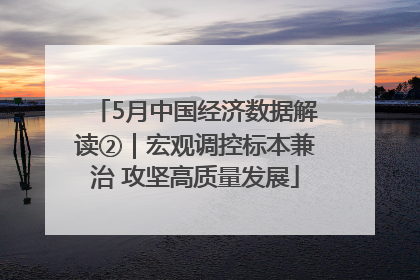 5月中国经济数据解读②｜宏观调控标本兼治 攻坚高质量发展